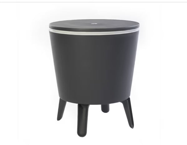 Table de cocktail isotherme vert amande "Cool Bar" - 30L - Keter