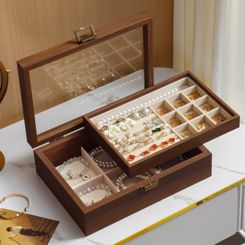 Boîte à bijoux bois luxe