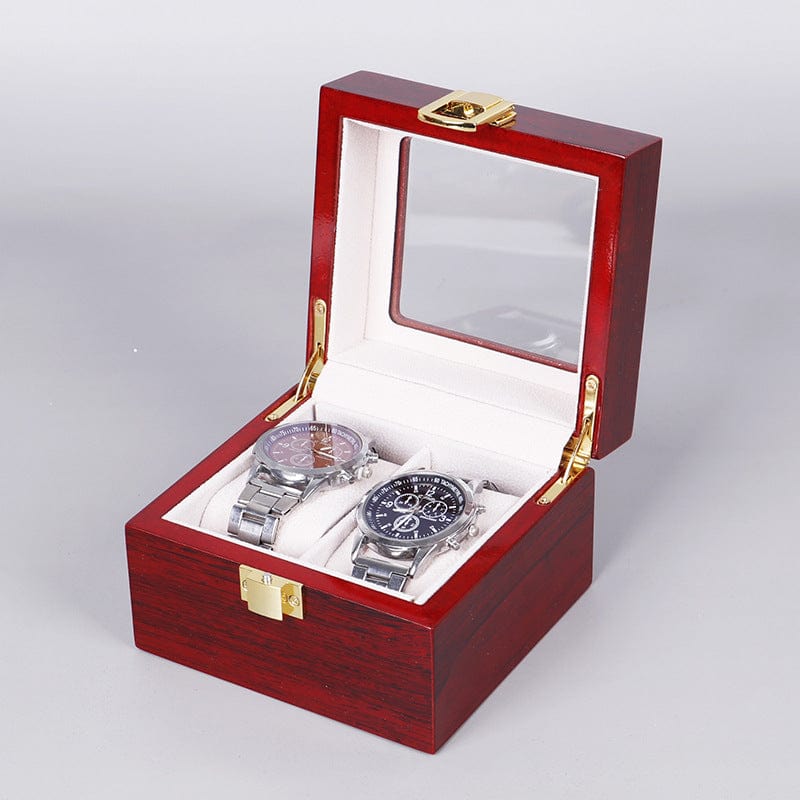 Boîte à montre en bois