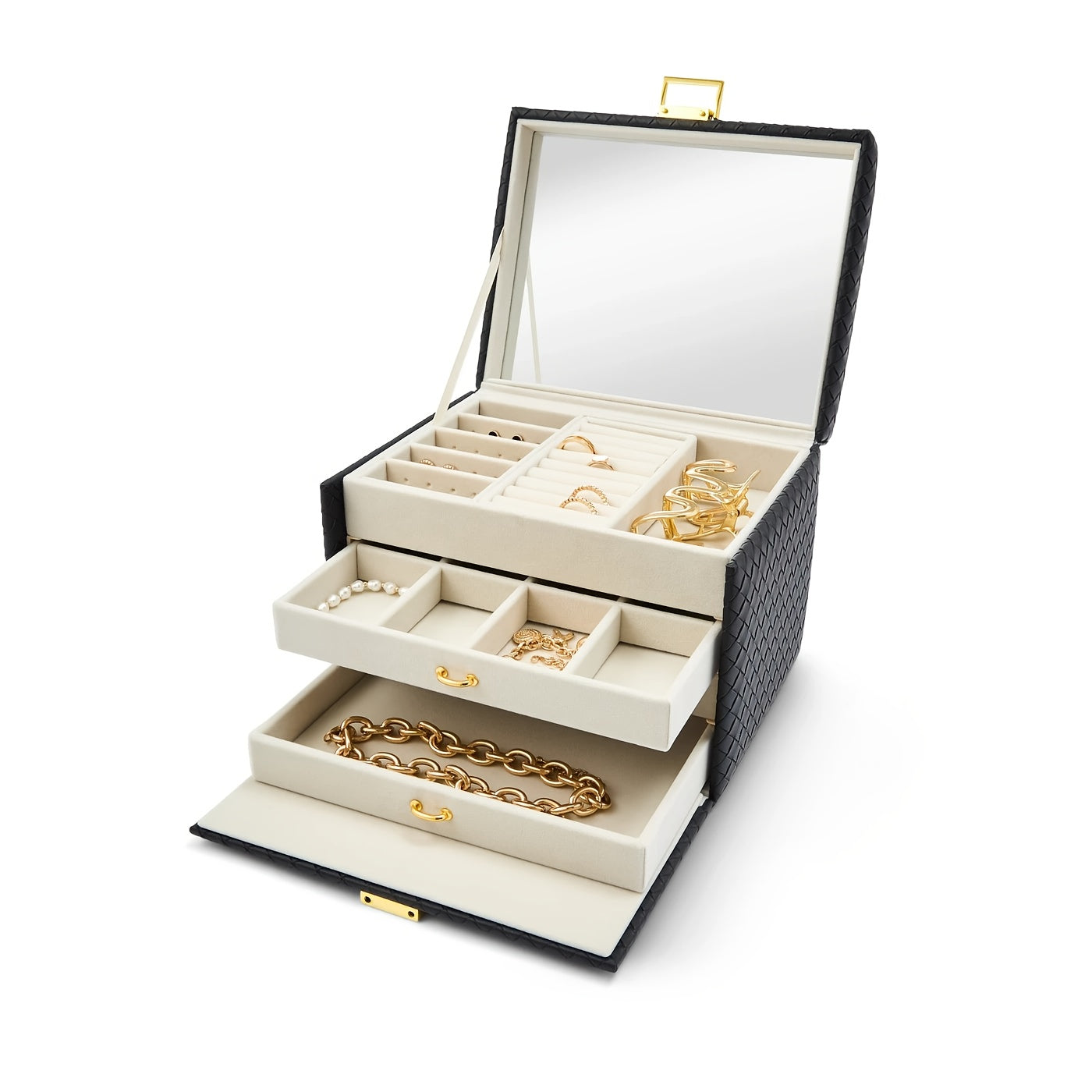 boite a bijoux cuir luxe