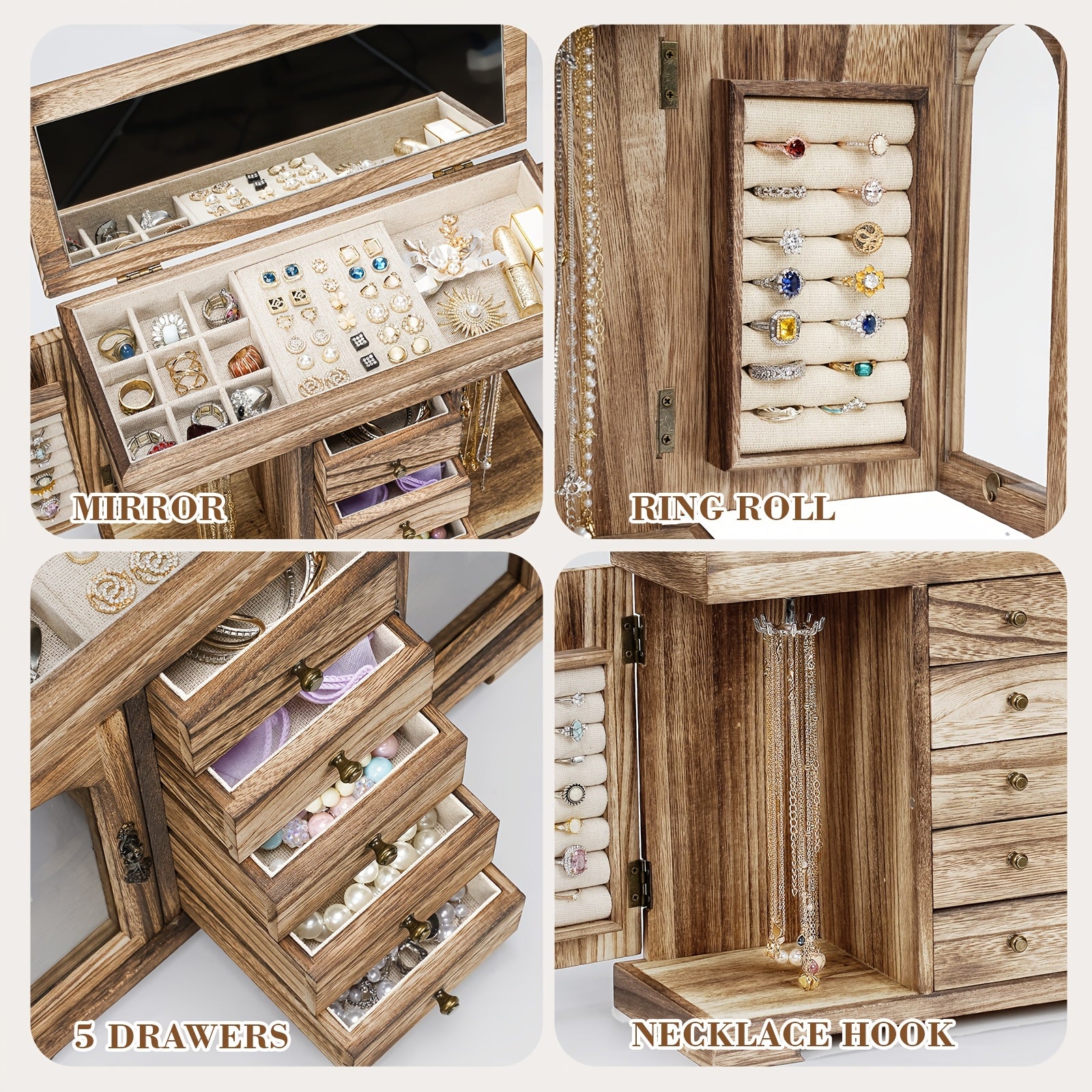 boite a bijoux en bois original