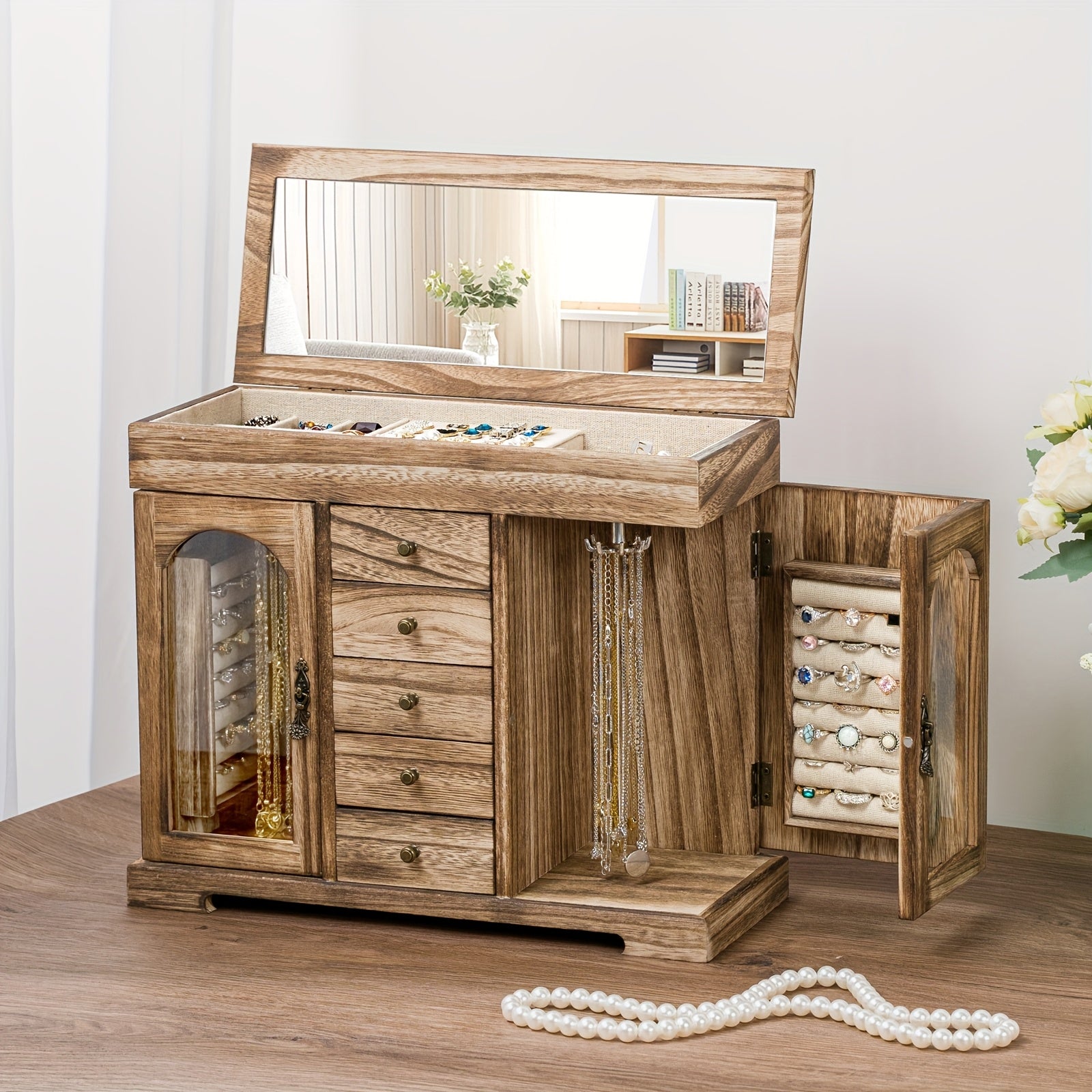 boite a bijoux en bois original