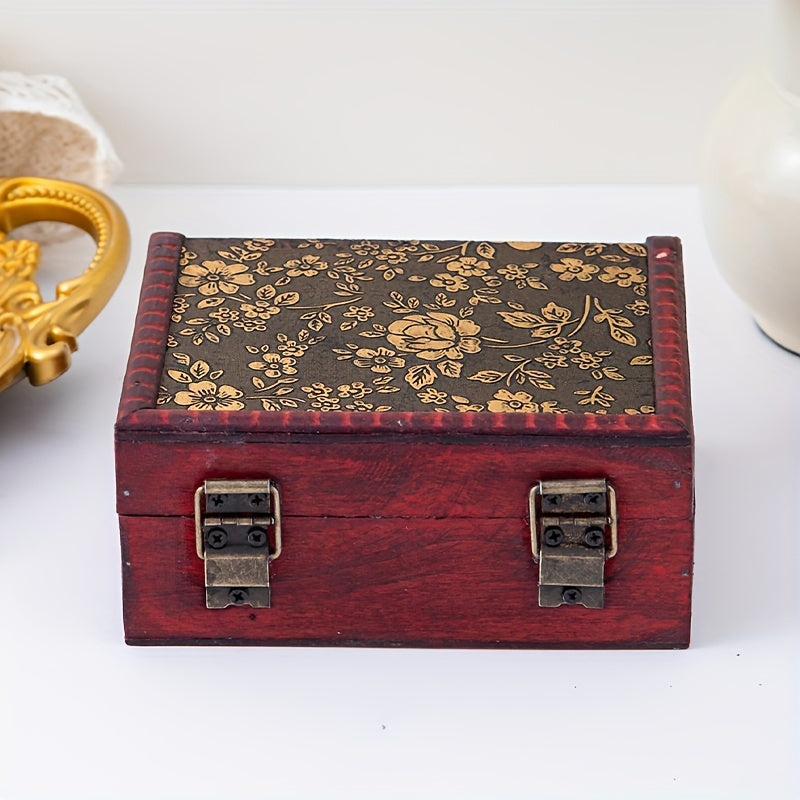 boite a bijoux en bois sculpté