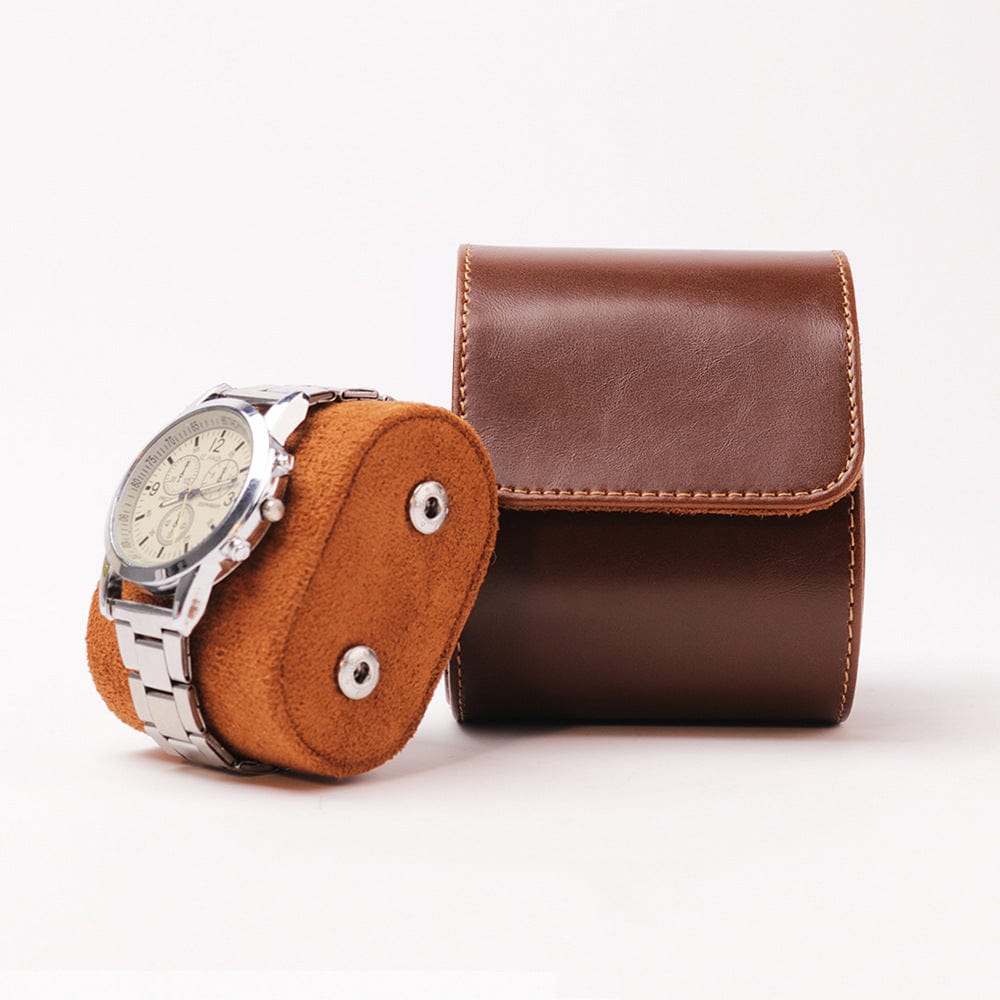Étui montre cuir